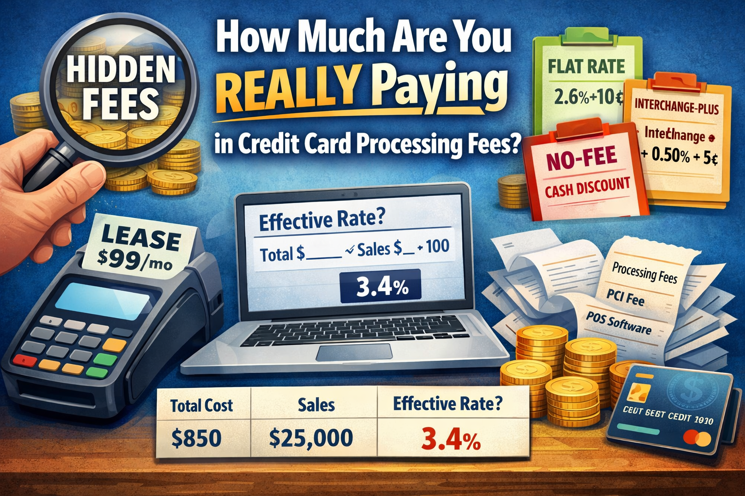 How Much Are You REALLY Paying in Credit Card Processing Fees?