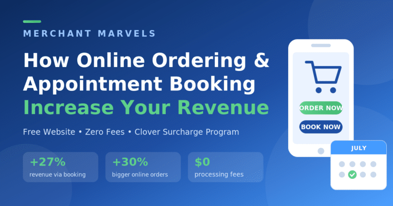 How Online Ordering and Appointment Booking Can Increase Your Revenue — And How Merchant Marvels Makes It Free