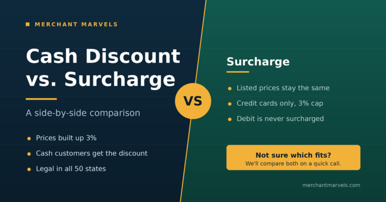 Cash Discount vs. Surcharge: A Side-by-Side Comparison